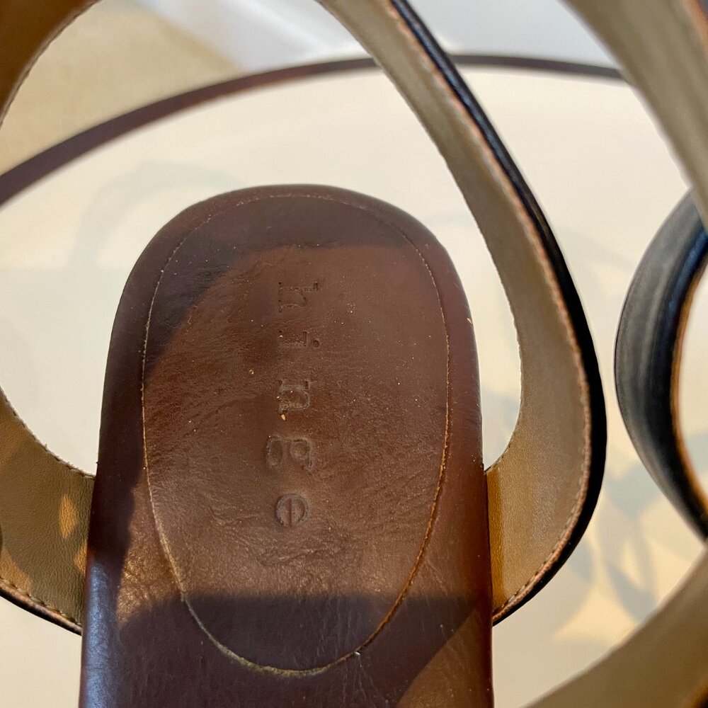 Hinge Clog Wedge Buckle Sandals Size 8.5 - Picture 10 of 13